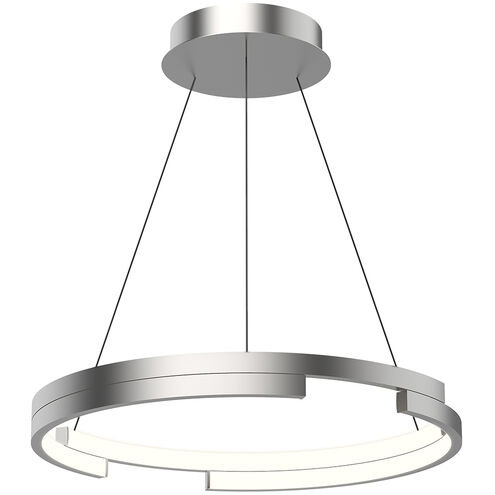 Anello Minor LED 19 inch Brushed Nickel Pendant Ceiling Light